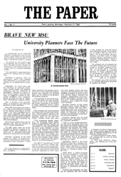 The Paper Vol. I No. 5 — Feb. 3, 1966