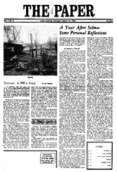 The Paper Vol. I No. 8 — Mar. 10, 1966