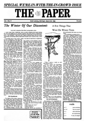 The Paper Vol. I No. 9 — Mar. 28, 1966